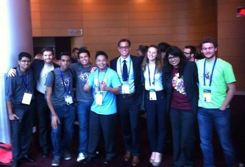 The kids and me at Global Startup Youth rich-ges-kids